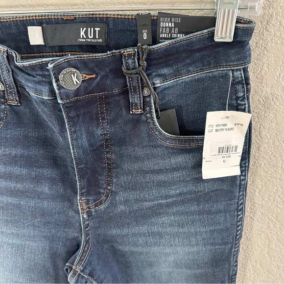Kut from the Kloth NWT Donna High Waist Ankle Skinny Jeans - Picture 4 of 7